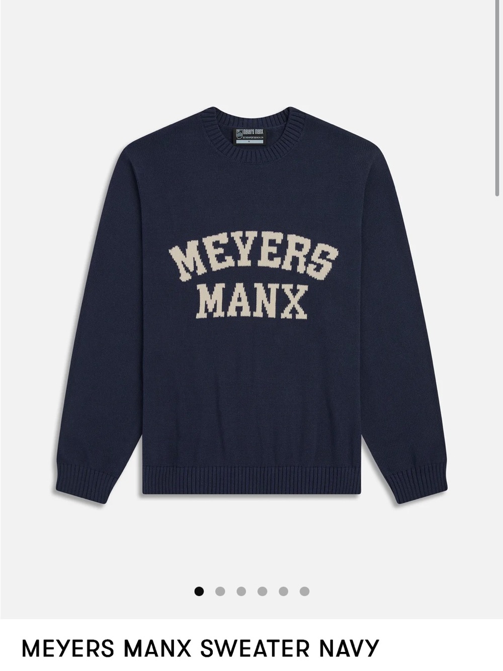 Navy Crewneck Sweater